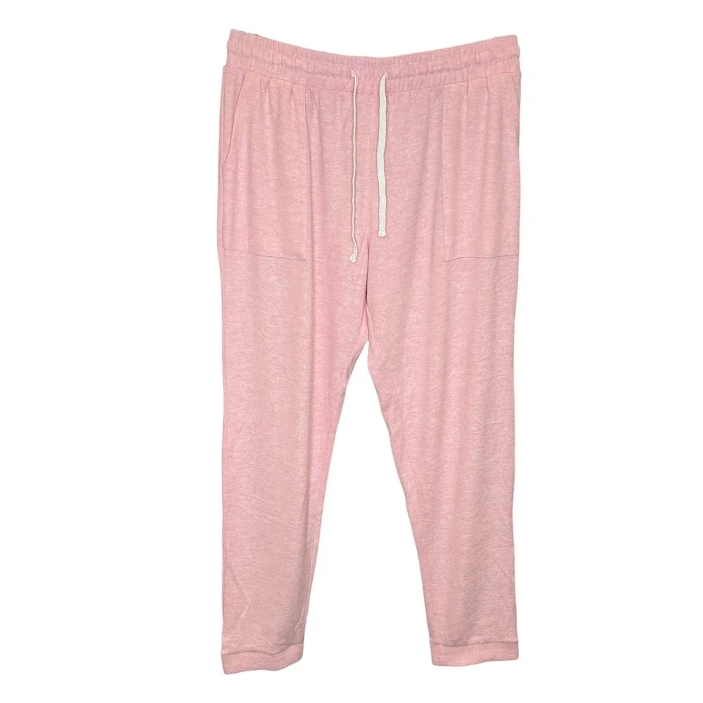 The Royal Standard Jogger Set Womens Pink Brushed Hacci Lounge Coquette XL
